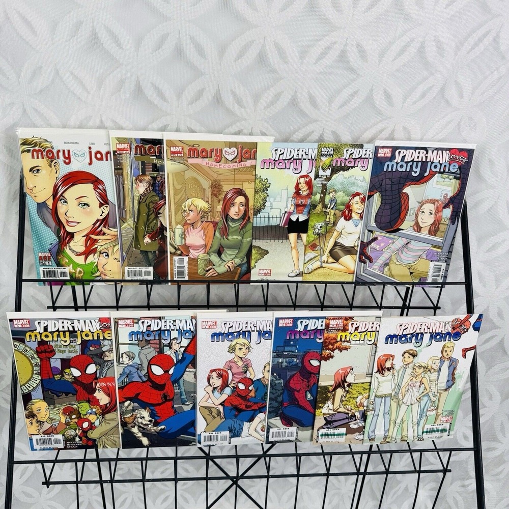 Marvel Mary Jane Spider-Man Loves Mary Jane Comic Lot 11 Issues Takeshi Miyazawa